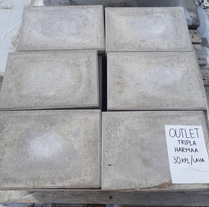 Ventti Tripla harmaa, 30kpl /lava OUTLET